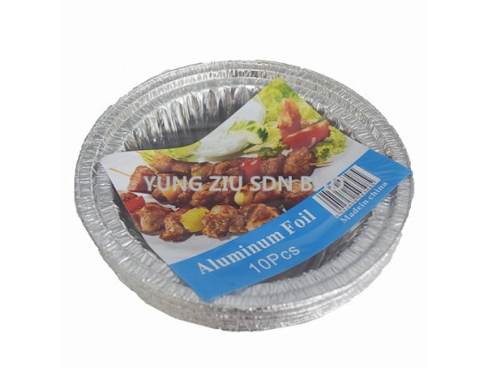 (10P/SET)180*75MM10PCS ROUND BOWL ALUMINUM FOIL